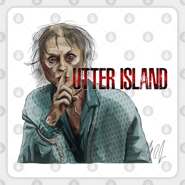 Shhhhutter Island Magnet by 51Deesigns